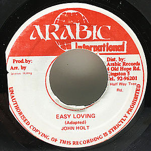 レコード画像：JOHN HOLT / Easy Loving