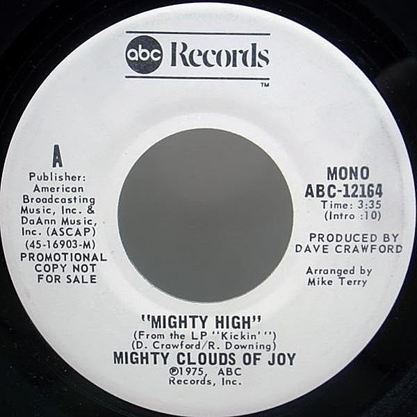 レコードメイン画像：MONO プロモのみ!! MIGHTY CLOUDS OF JOY Mighty High DJ HARVEY