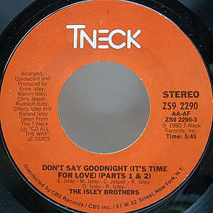 レコード画像：ISLEY BROTHERS / Don't Say Goodnight