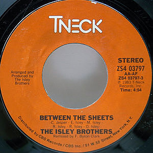 レコード画像：ISLEY BROTHERS / Between The Sheets / Inst ver.