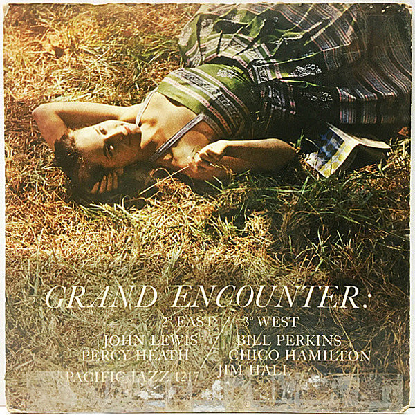 レコードメイン画像：USオリジナル MONO 1st 黒銀ラベル 深溝 JOHN LEWIS Grand Encounter ('57 Pacific Jazz 1217) BILL PERKINS, JIM HALL ほか 初回プレス Lp