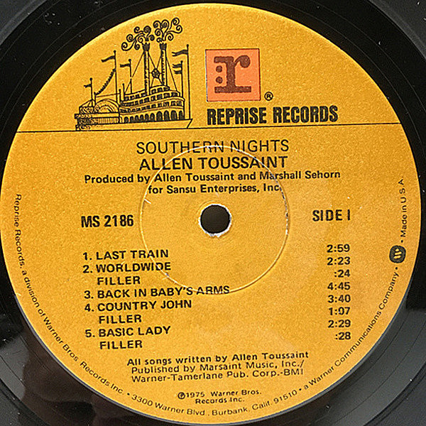 ALLEN TOUSSAINT / Southern Nights (LP) / Reprise | WAXPEND