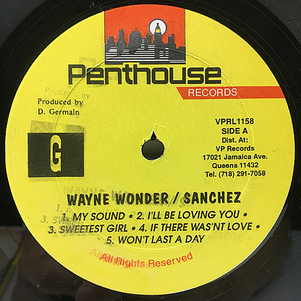 WAYNE WONDER / SANCHEZ / Wayne Wonder And Sanchez Part 2 (LP