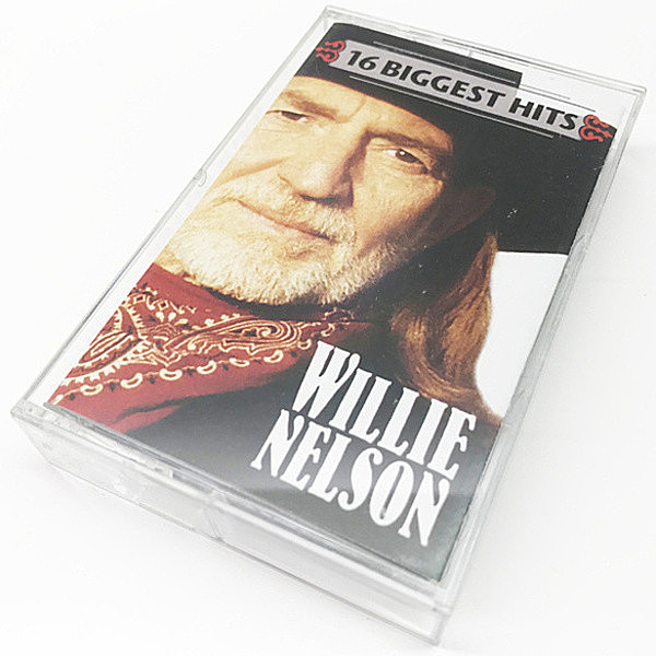 レコードメイン画像：CASSETTE TAPE／カセットテープ WILLIE NELSON 16 Biggest Hits ('98 Columbia) ウィリー・ネルソン／全16曲収録のベスト作品