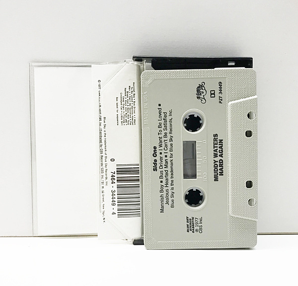MUDDY WATERS / Hard Again (CASSETTE TAPE) / Blue Sky
