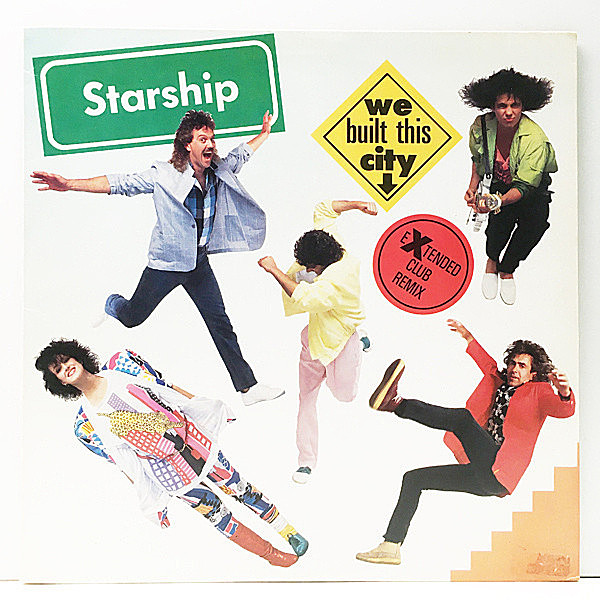 レコードメイン画像：美盤!! USオリジナル【全米No.1シスコはロック・シティ】12'' STARSHIP We Built This City ('85 Grunt) JEFFERSON AIRPLANE 後身バンド