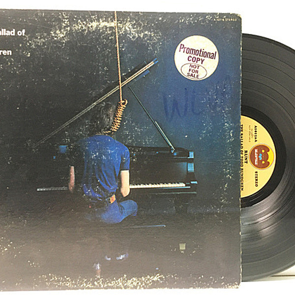 レコードメイン画像：稀少 プロモ 米 USオリジナル TODD RUNDGREN Runt. The Ballad Of ～ ('71 Bearsville) 不朽の名作 初版マトRE-1, PROMO COPY Lp