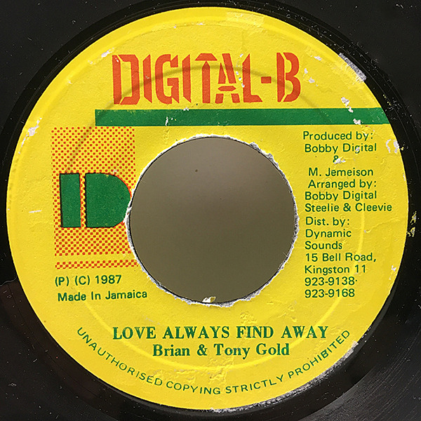 【SALE】ウーピーゴールドバーク直筆サイン　天使にラブソングを　ゴースト　等 BRIAN & TONY GOLD / Love Always Find Away (7) / Digital-B