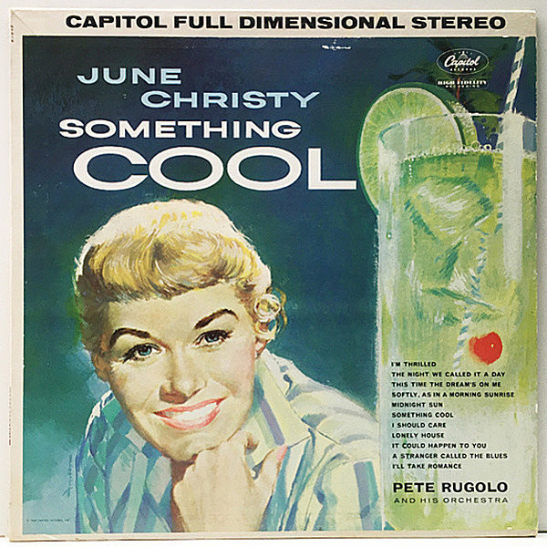レコードメイン画像：【聴き比べ／MONOとは別テイクの再録ステレオ】美盤!! USオリジナル JUNE CHRISTY Something Cool ('60 Capitol) 最高傑作 名盤 Lp