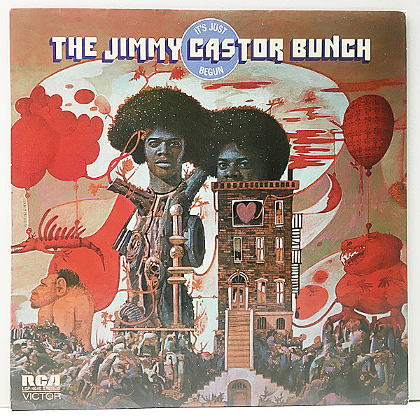 レコードメイン画像：Cut無し!美品! USオリジナル JIMMY CASTOR BUNCH It's Just Begun／1st 原始穴居人 ('72 RCA) レアグルーヴ 名盤 Lp サンプリング・ネタ