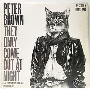 レコード画像：PETER BROWN / They Only Come Out At Night