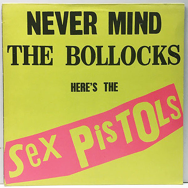 レコードメイン画像：良好!! UKオリジナル SEX PISTOLS Never Mind The Bollocks Here's ('77 Virgin V 2086) 11曲ジャケット 12曲収録 Viciousクレジット