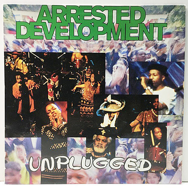 レコードメイン画像：良好!! 2Lp オリジナル ARRESTED DEVELOPMENT Unplugged ('92 Cooltempo) 生音ベースでハイブリッドに展開した最高のアンプラグド盤