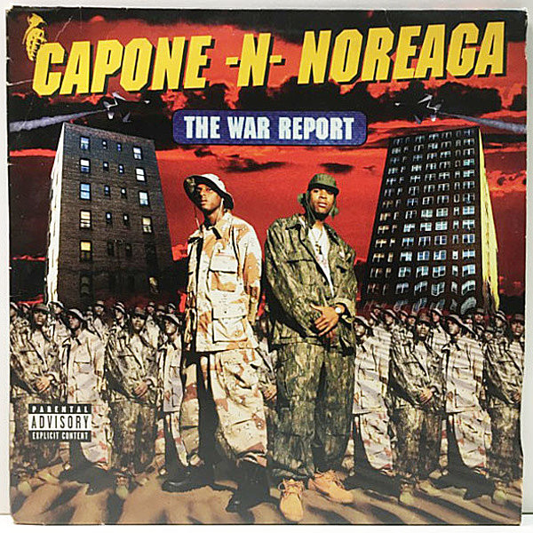 レコードメイン画像：良好!! 2Lp '97年 USオリジナル CAPONE N NOREAGA [CNN] The War Report (Penalty) Capone Bone, T.O.N.Y., L.A. L.A., ほか NY Hip Hop