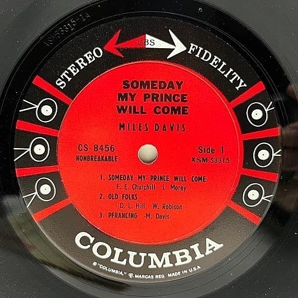MILES DAVIS / Someday My Prince Will Come (LP) / Columbia