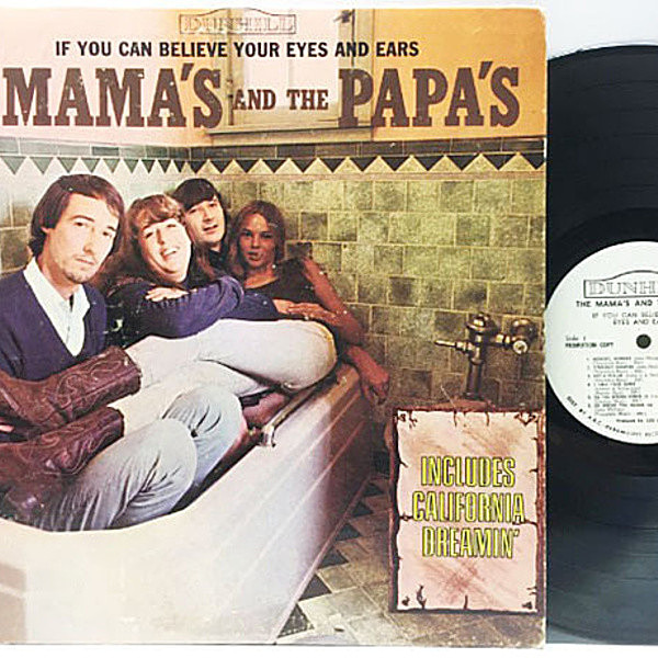 レコードメイン画像：激レア 白プロモ MONO 米 USオリジナル MAMAS & PAPAS If You Can Believe Your Eyes And Ears (Dunhill) 夢のカリフォルニア 収録 Lp