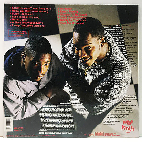 LORD FINESSE / DJ MIKE SMOOTH / Funky Technician (LP