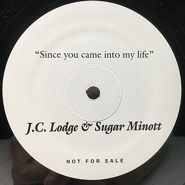 レコードメイン画像：【LOVERS ROCK名曲のロング・ヴァージョン】美品 J.C. [JUNE] LODGE & SUGAR MINOTT Since You Came Into My Life プロモオンリー 日本企画