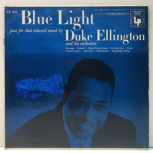 レコードメイン画像：美盤!! USオリジナル MONO 6eye 深溝 DUKE ELLINGTON Blue Light ('55 Columbia) エリントン30年代中期の貴重な演奏