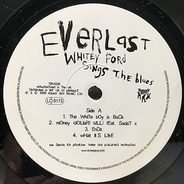 EVERLAST / Whitey Ford Sings The Blues (LP) / Tommy Boy WAXPEND RECORDS