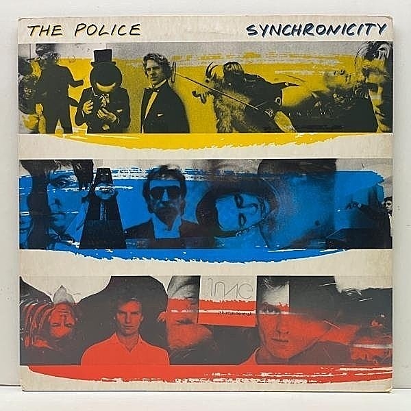 レコードメイン画像：美盤!!【半透明盤・青色】RL刻印 (Bob Ludwig Cut) USオリジナル THE POLICE Synchronicity 高音質 ポリス シンクロニシティ 米 LP 原盤