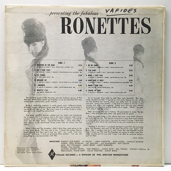 ...presenting the fabulous RONETTES レコード 91PU5YBITHL._UF1000,1000_QL80_.jpg