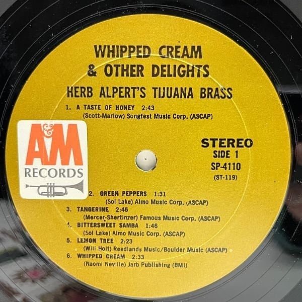 HERB ALPERT / Whipped Cream & Other Delights (LP) / A&M