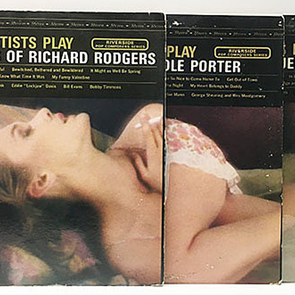 レコードメイン画像：【美女3カットで一対の3枚セット】米 BGP初期 Great Jazz Artists Play Compositions Of ～ (Riverside) BILL EVANS TRIO, WES MONTGOMERY