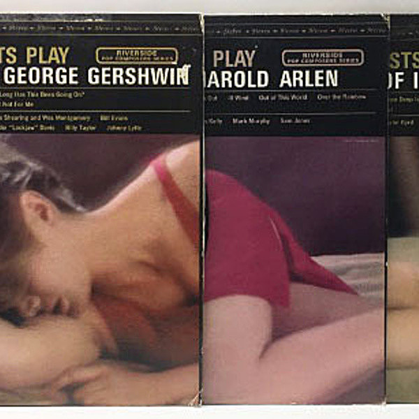 レコードメイン画像：【美女3カットで一対のセット】3枚全てオリジナルの良好盤!! Great Jazz Artists Play ～ (Riverside) BILL EVANS TRIO, BLUE MITCHELL 他