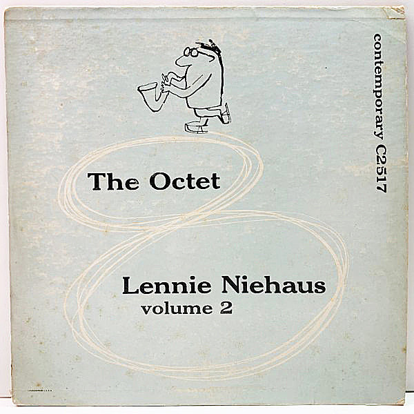 レコードメイン画像：10吋 USオリジナル MONO 深溝 D1マト LENNIE NIEHAUS Vol. 2 : The Octet (C 2517) Bob Gordon, Jack Montrose, Shelly Manne ほか