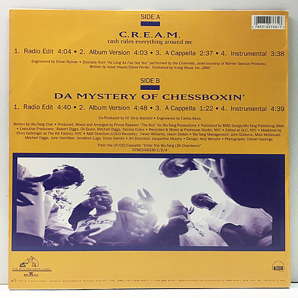 WU-TANG CLAN / C.R.E.A.M. (Cash Rules Everything Around Me) (12