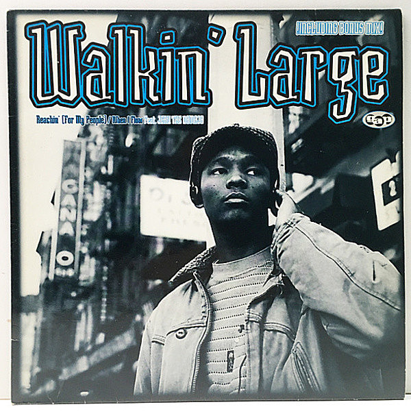 レコードメイン画像：【ジャーマン・アングラ】独オリジナル WALKIN' LARGE Reachin' ('95 Groove Attack) feat. JERU THE DAMAJA When I Flow も収録！