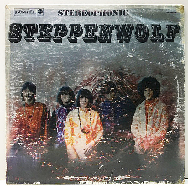レコードメイン画像：レアな初版オンリー【BORN TO BE WILD・印刷無し】USオリジナル STEPPENWOLF Same／1st ('68 Dunhill) ミラー・銀ピカジャケット