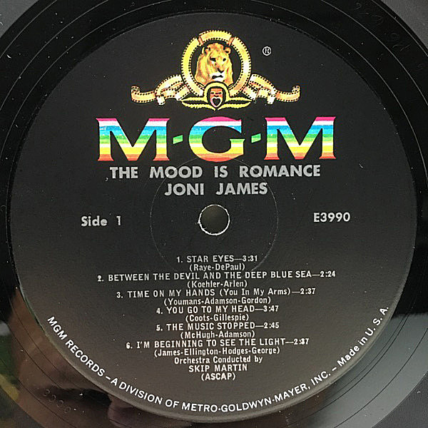 JONI JAMES / The Mood Is Romance (LP) / MGM | WAXPEND RECORDS