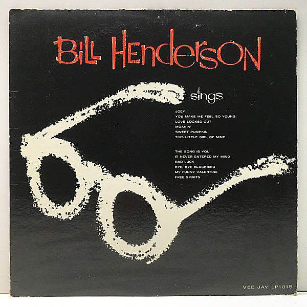 レコードメイン画像：初版 MONO 1stマルーン 深溝 USオリジナル BILL HENDERSON Sings ('59 Vee Jay) BOOKER LITTLE, WYNTON KELLY, PAUL CHAMBERS ほか