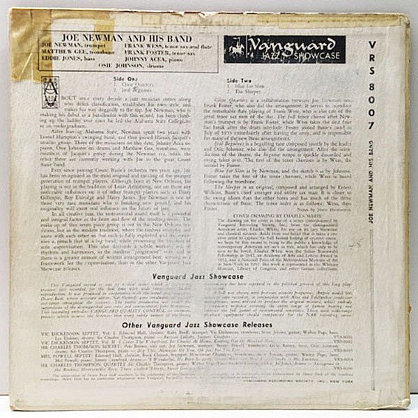 JOE NEWMAN / Joe Newman And His Band (10) / Vanguard | WAXPEND RECORDS