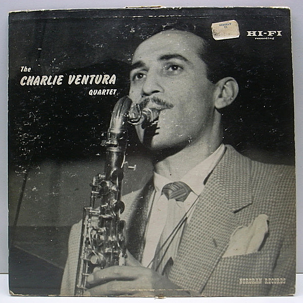 レコードメイン画像：10 Norgran Orig. CHARLIE VENTURA QUARTET / FLAT 両溝 MONO