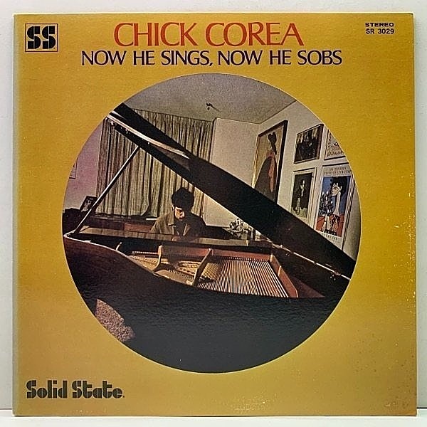 レコードメイン画像：極美盤!! CHICK COREA Now He Sings, Now He Sobs (Solid Stats) チック・コリア／ナウ・ヒー・シングス 〜 JPNオリジ Kingプレス