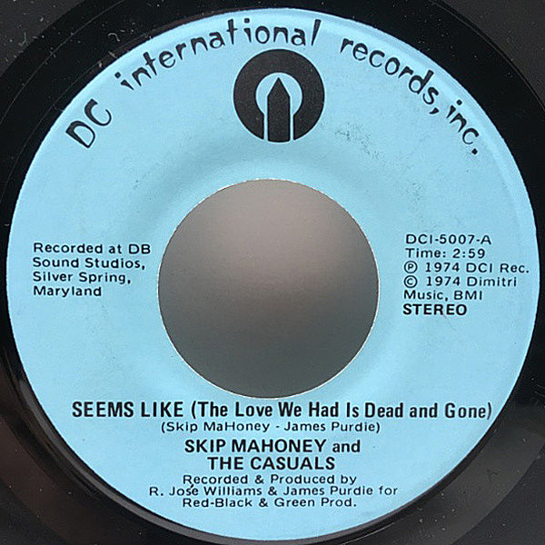 SKIP MAHONEY / SKIP MAHOANEY / Town Called No Where (7) / DC
