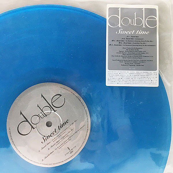 レコードメイン画像：【和製メロウR&B】青カラー・ヴァイナル！DOUBLE Sweet Time ('99 For Life) Crystal からのカット 12'' シングル Da Beatminerz Remix