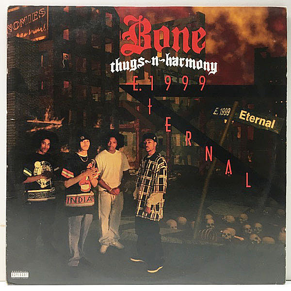 レコードメイン画像：入手難!! 米 初回プレス 原盤 USオリジナル BONE THUGS-N-HARMONY E. 1999 Eternal ('95 Ruthless) 故EASY-Eに捧げたフル・アルバム 激レア