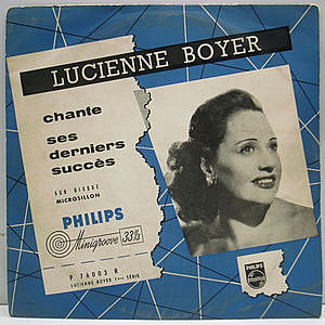 レコード画像：LUCIENNE BOYER / Lucienne Boyer Chante Ses Derniers