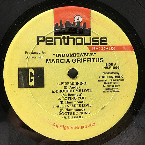 MARCIA GRIFFITHS / Indomitable (LP) / Penthouse | WAXPEND