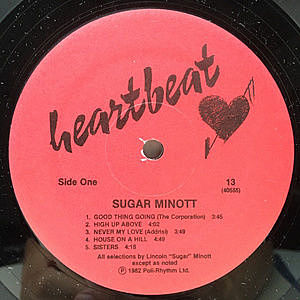 SUGAR MINOTT / Good Thing Going (LP) / Heartbeat | WAXPEND SUGAR MINOTT / Good Thing Going (LP) / Heartbeat | WAXPEND