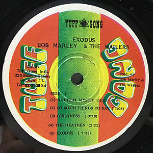 BOB MARLEY / Exodus (LP) / Tuff Gong | WAXPEND RECORDS