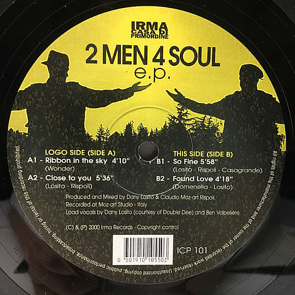 2 MEN 4 SOUL / e.p. Limited Edition (12) / Irma | WAXPEND