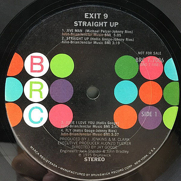 EXIT 9 / Straight Up (LP) / BRC | WAXPEND RECORDS