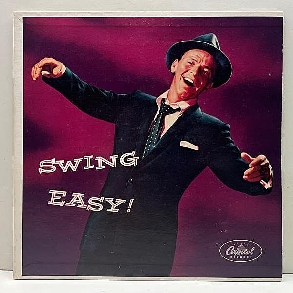 レコードメイン画像：Rare!! 10インチ 原盤 MONO 初版リングPurple US 完全オリジナル FRANK SINATRA Swing Easy (Capitol H 528) 初期の名唱たっぷりの人気作