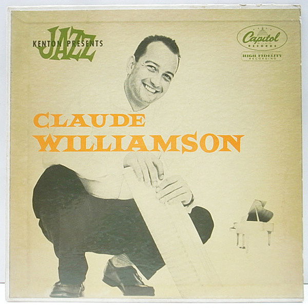 レコードメイン画像：レアな良品!! 10 FLAT 初回リング・パープル USオリジナル CLAUDE WILLIAMSON TRIO Kenton Jazz Presents | CURTIS COUNCE, STAN LEVEY