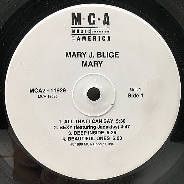 Mary J. Blige – Mary – 2 x Vinyl (LP, Album), 1999 [r1629630